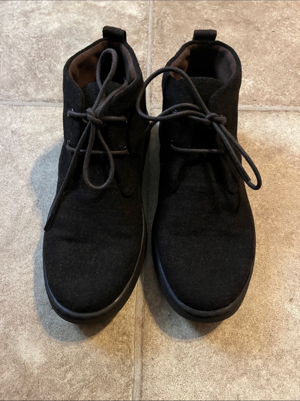 Born Brown Chukka Boots Lace-Up Casual Streetwear Y2K Lightweight Handcrafted